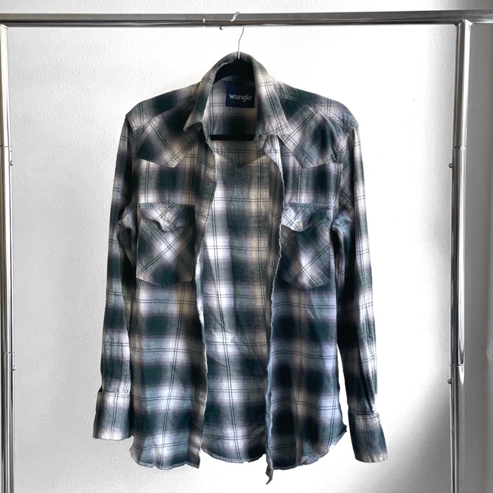 Men’s Green/White Flannel - S